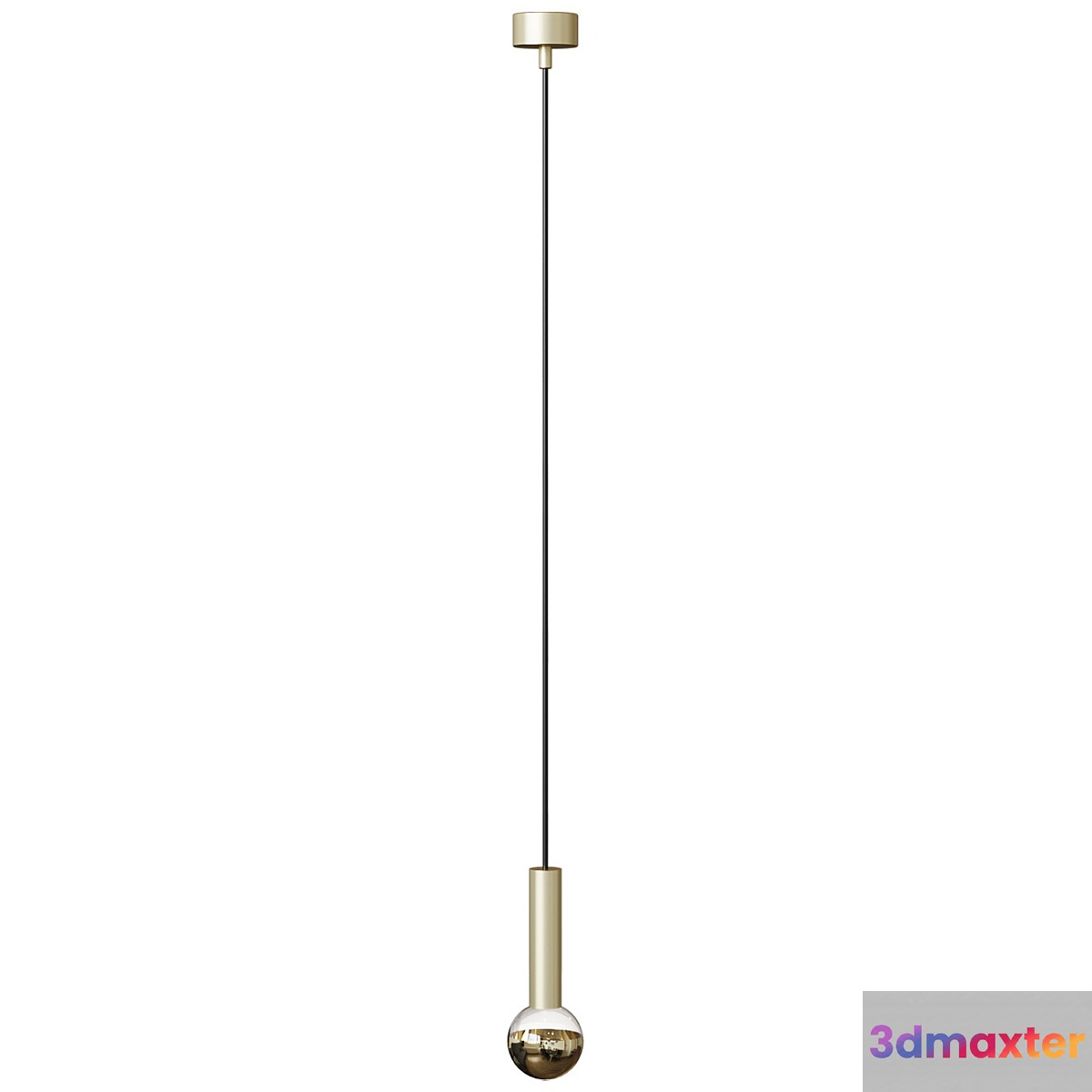 Less brass hanger 3D Max
