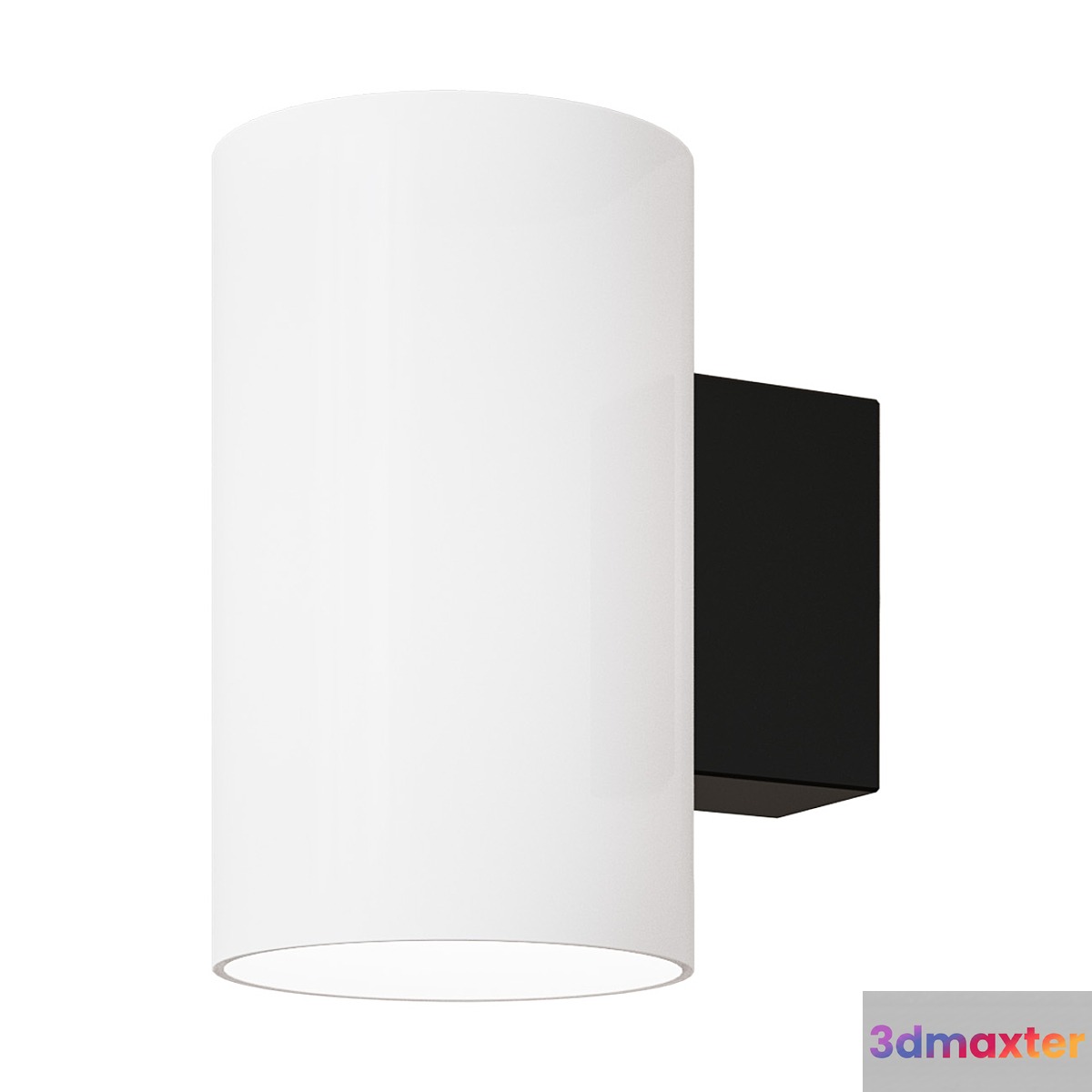 Wall sconce Lur dark gray 3D Max
