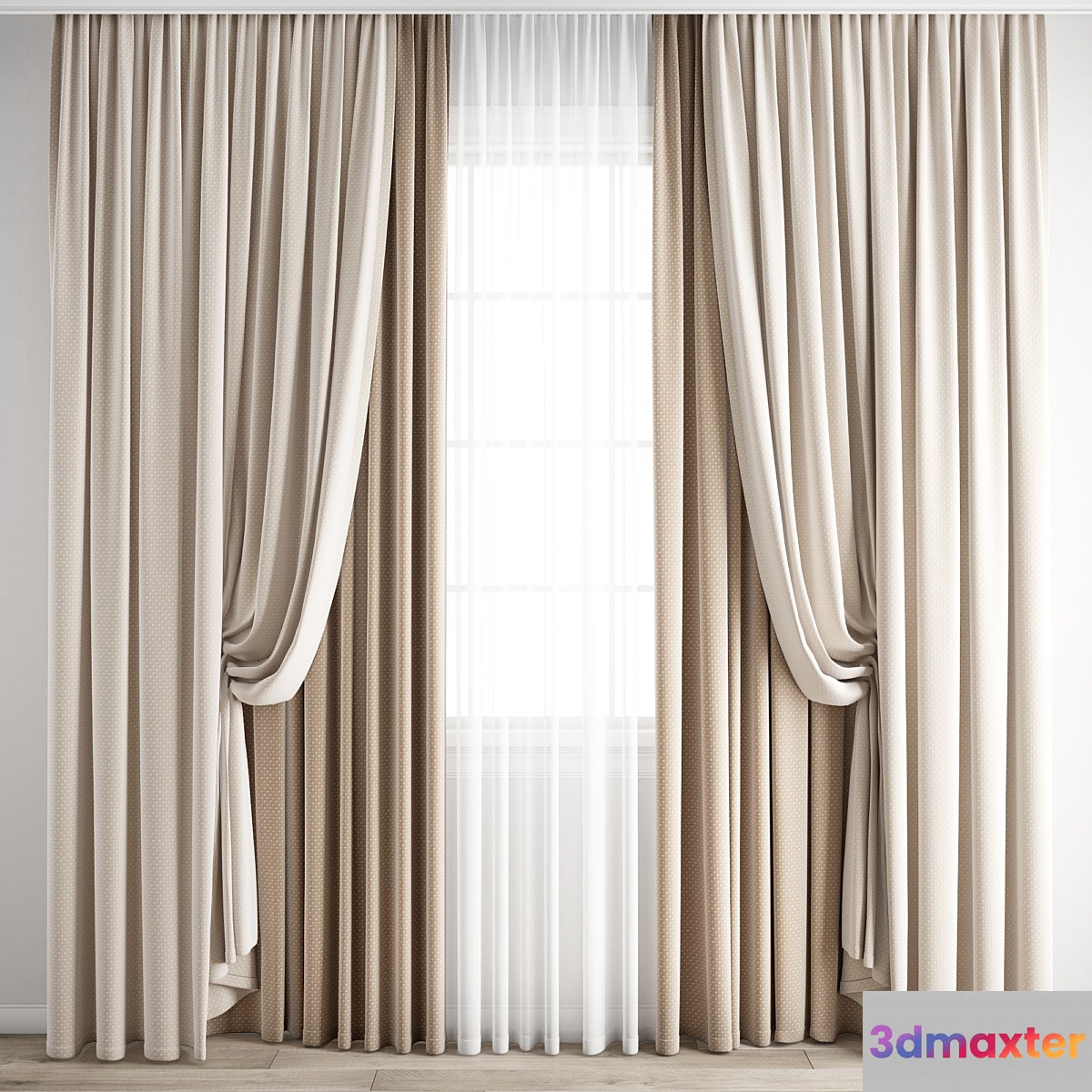 Curtain 205 - No.2 3D Max