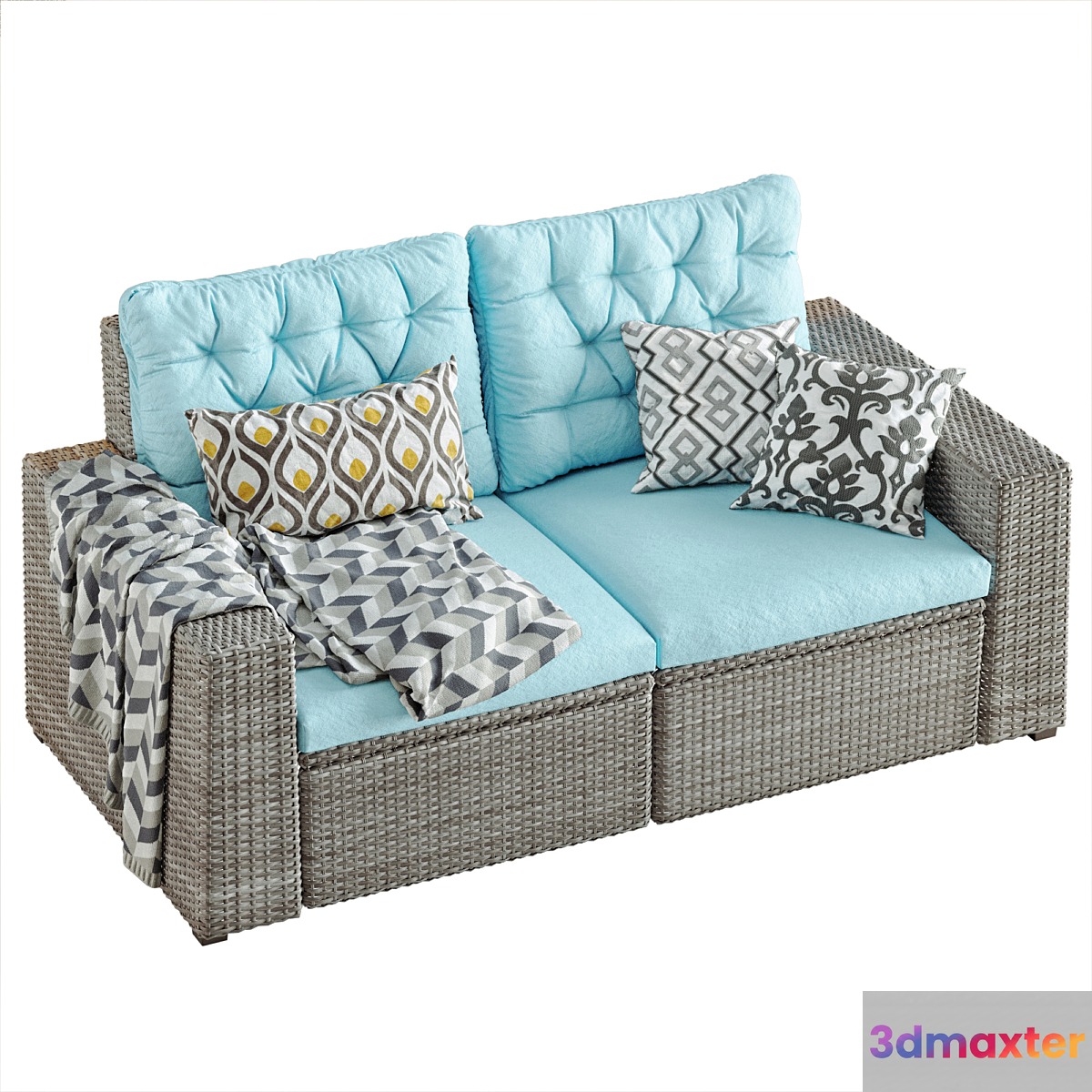 Modular sofa IKEA Solleron 3D Max