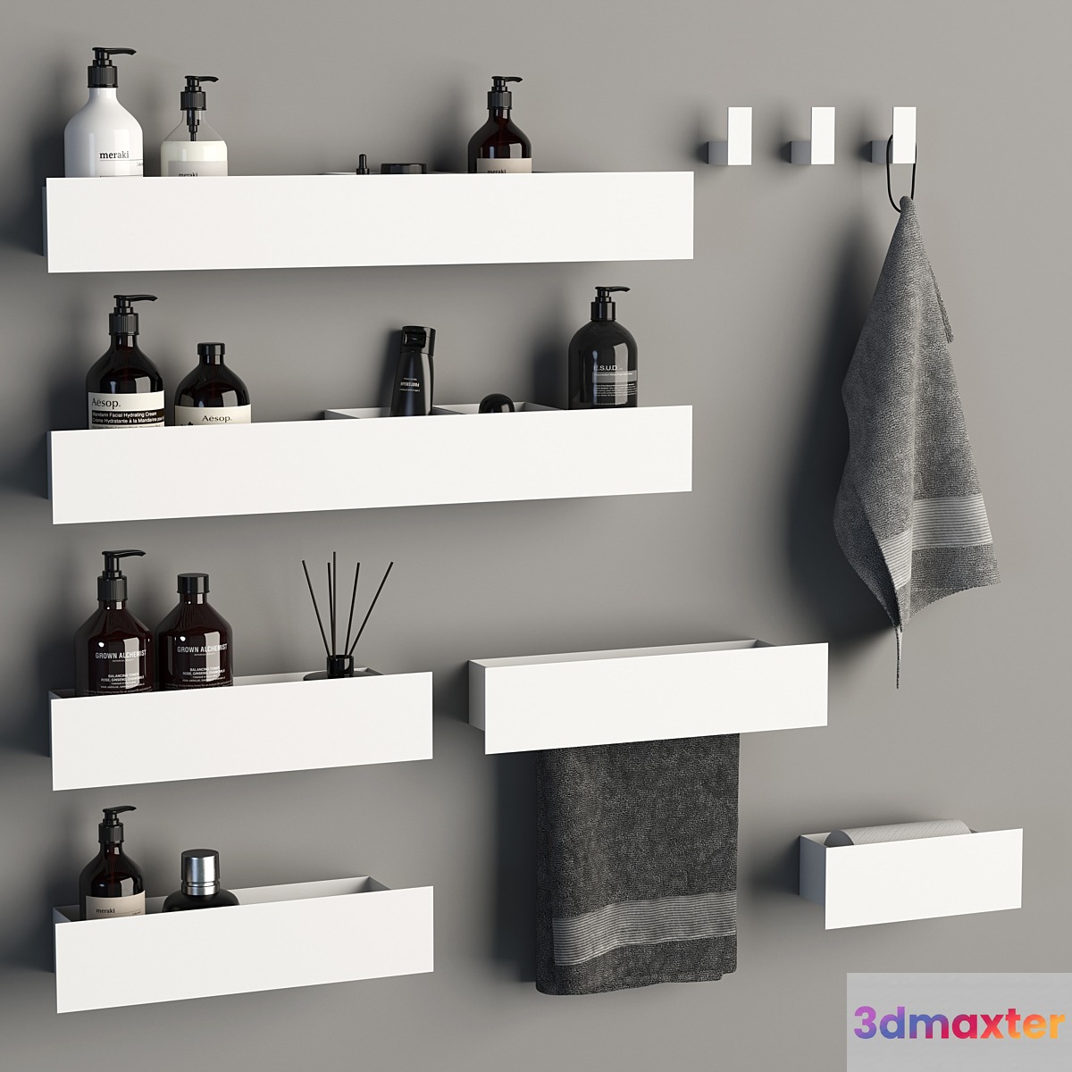 Bathroom accessories 23 3D Max