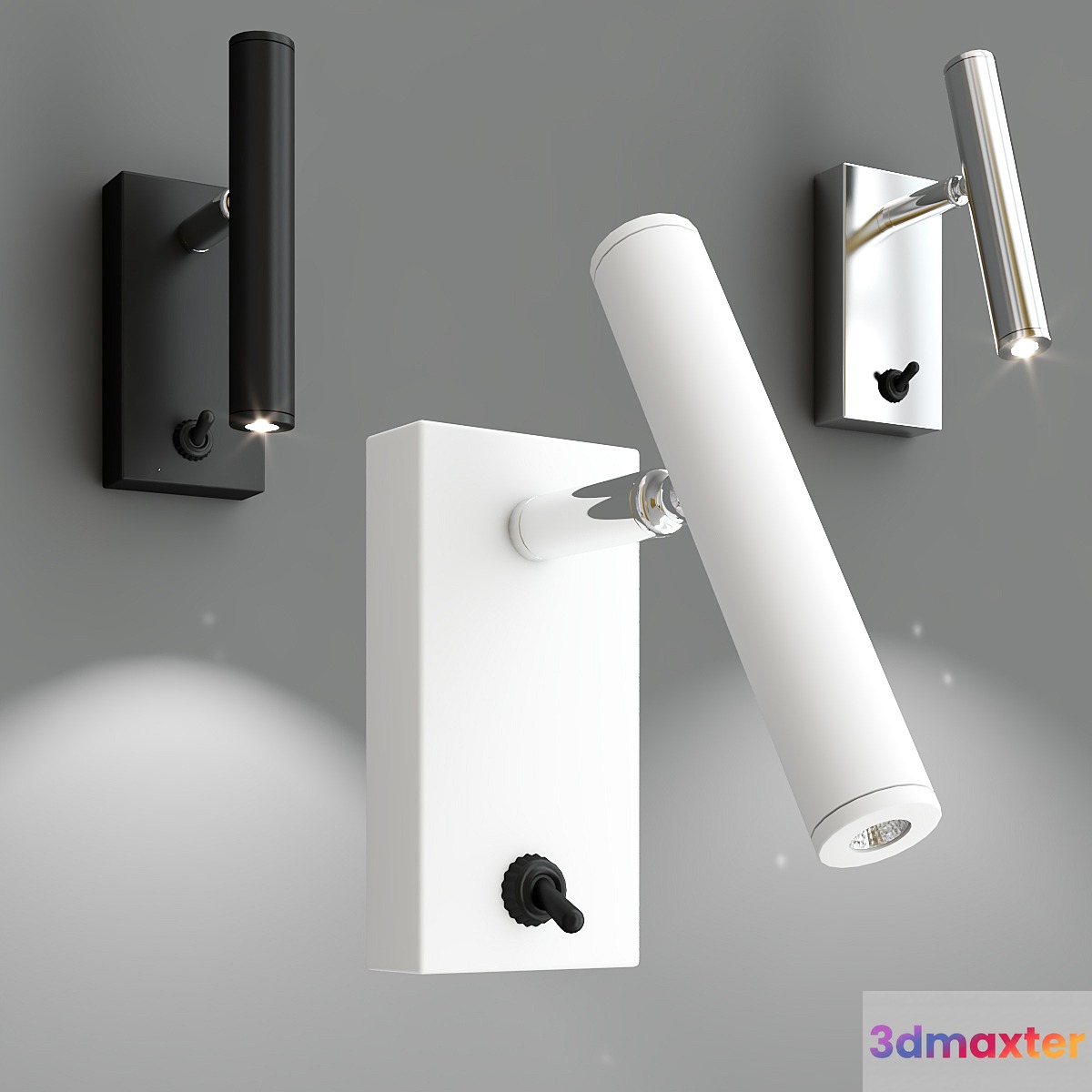 Cornetta wall lamps 3D Max