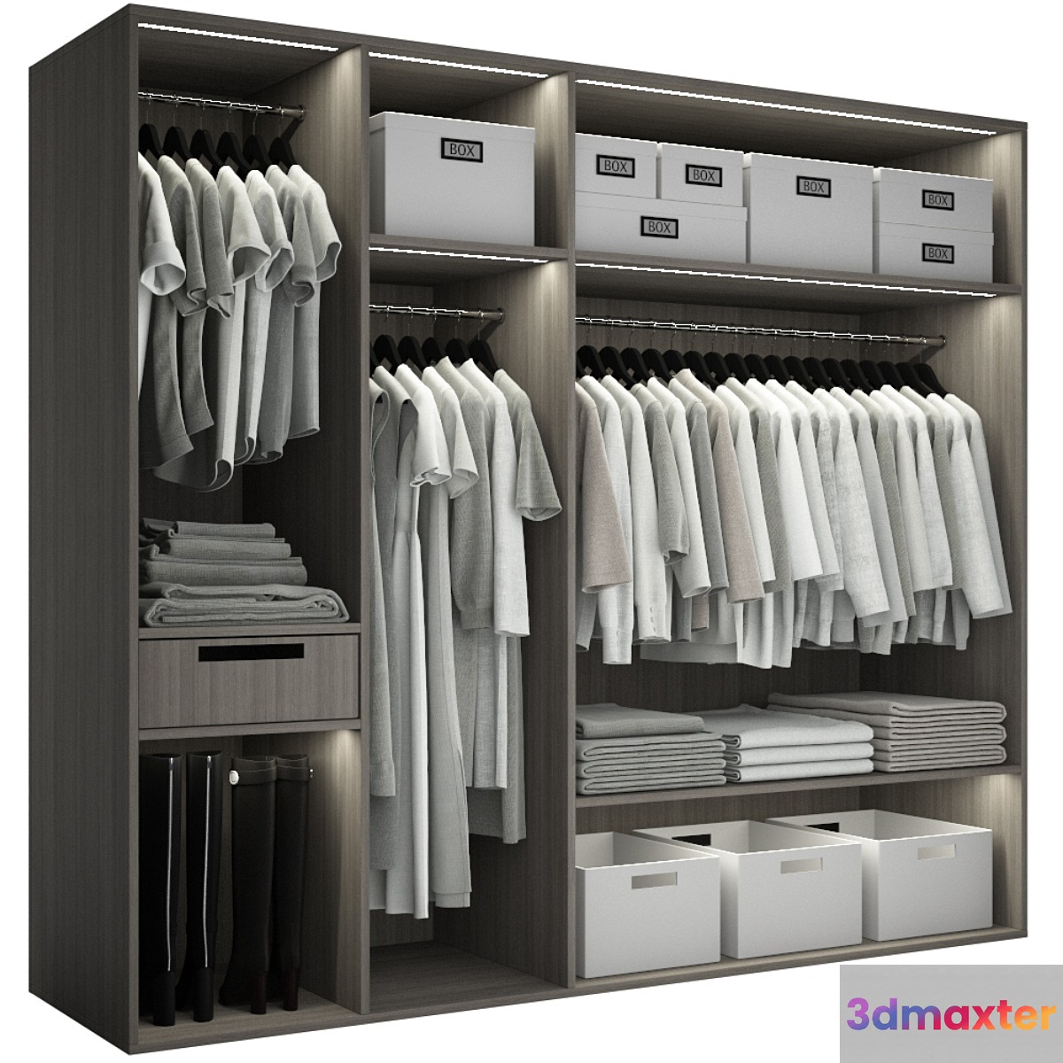 Clothes 05 White 3D Max