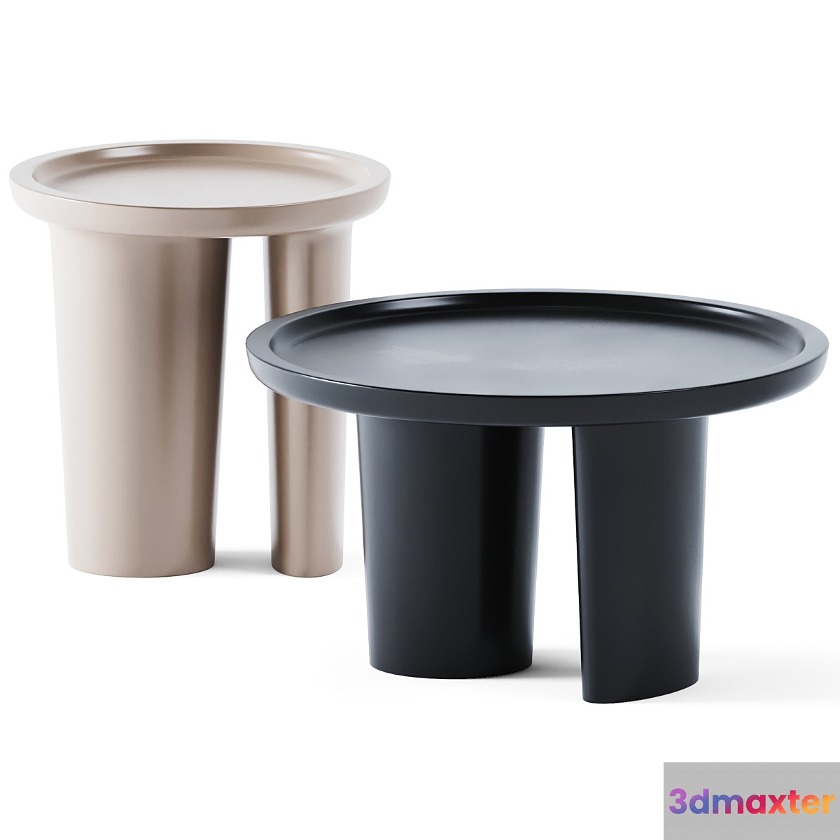Metal Coffee Tables Calix by Baxter 3D Max