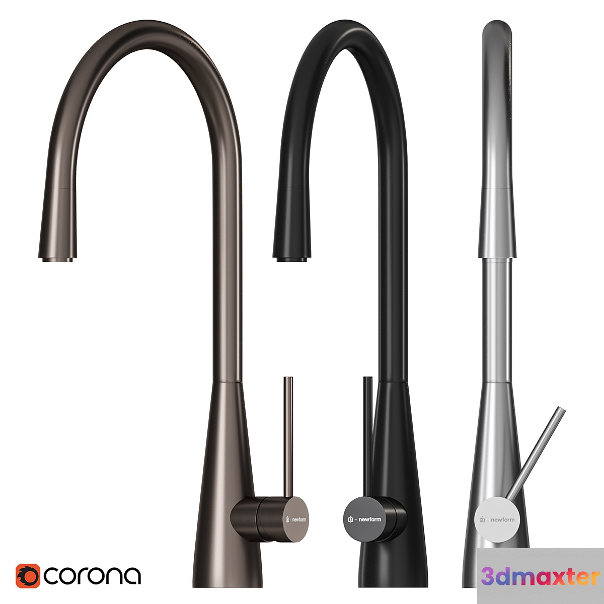 New Form Ycon | Kitchen Faucet 3D Max