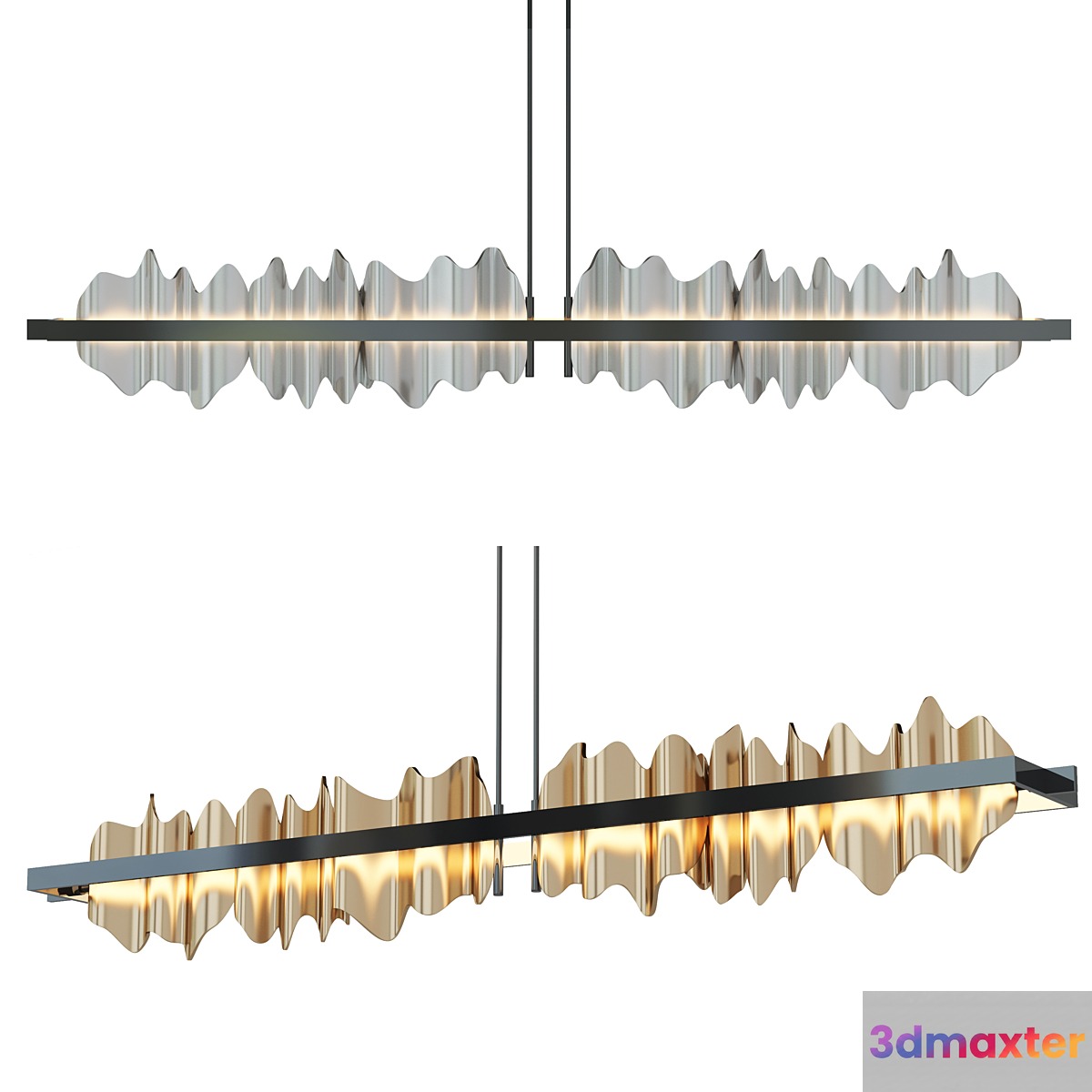 Metal chandelier
