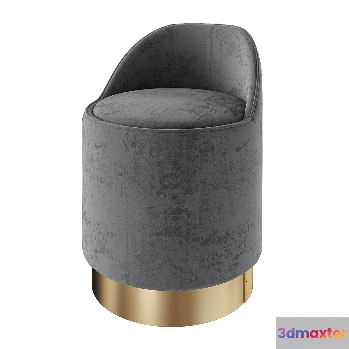 Pouf Broadway 3D Max