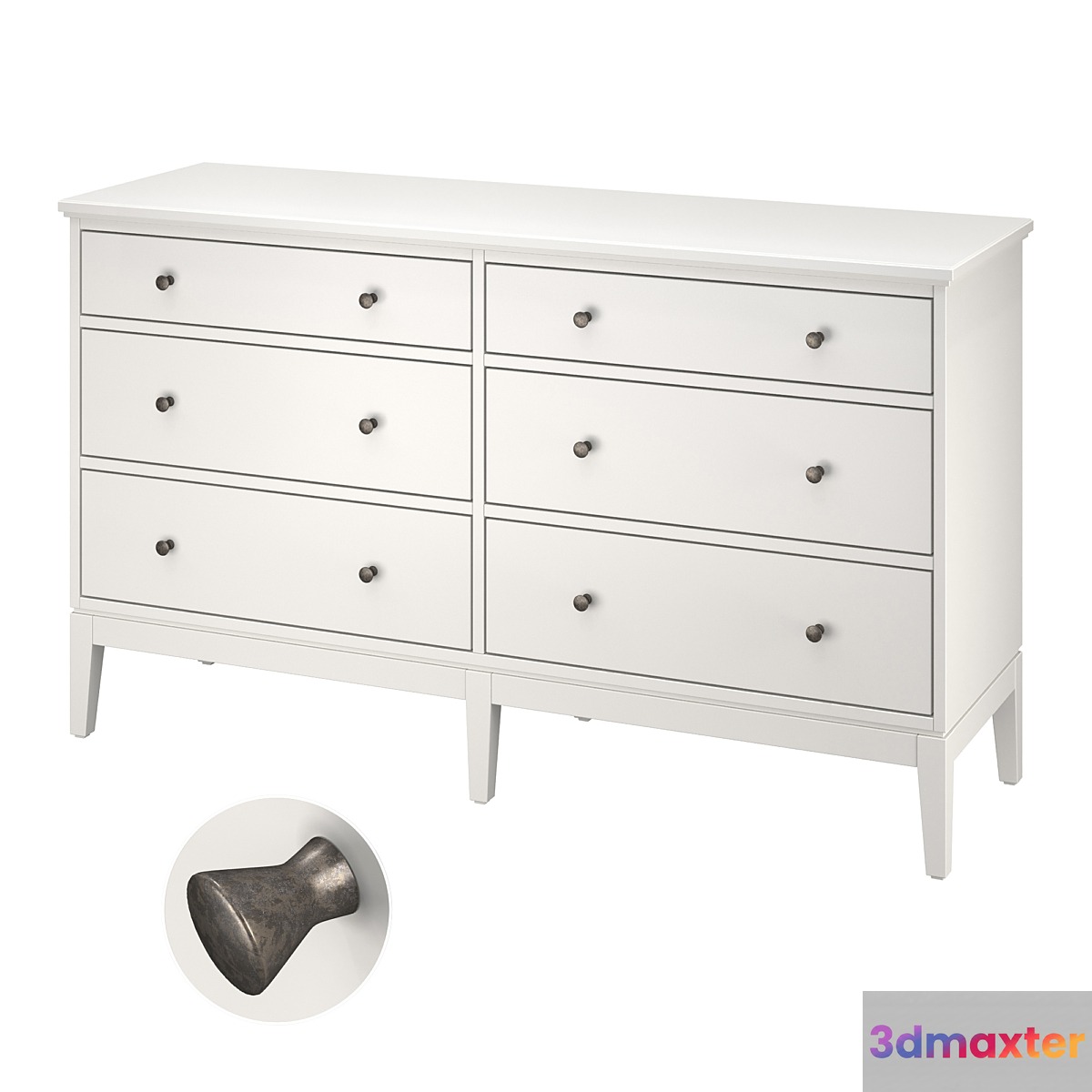IDANAS chest by IKEA 3D Max