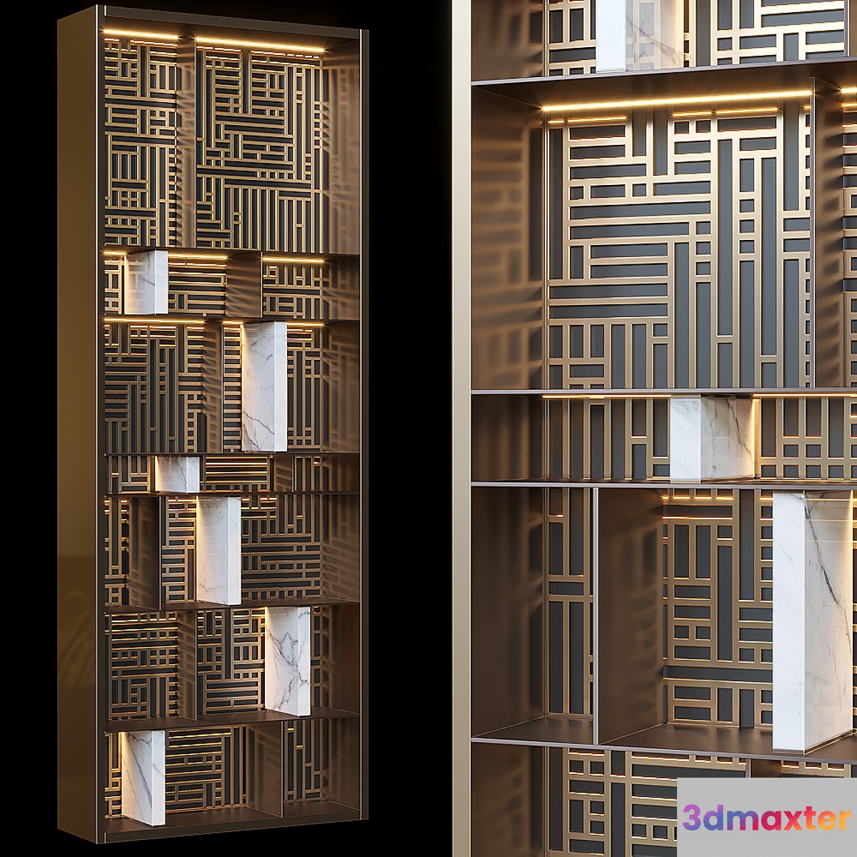 Wardrobe rack 3D Max