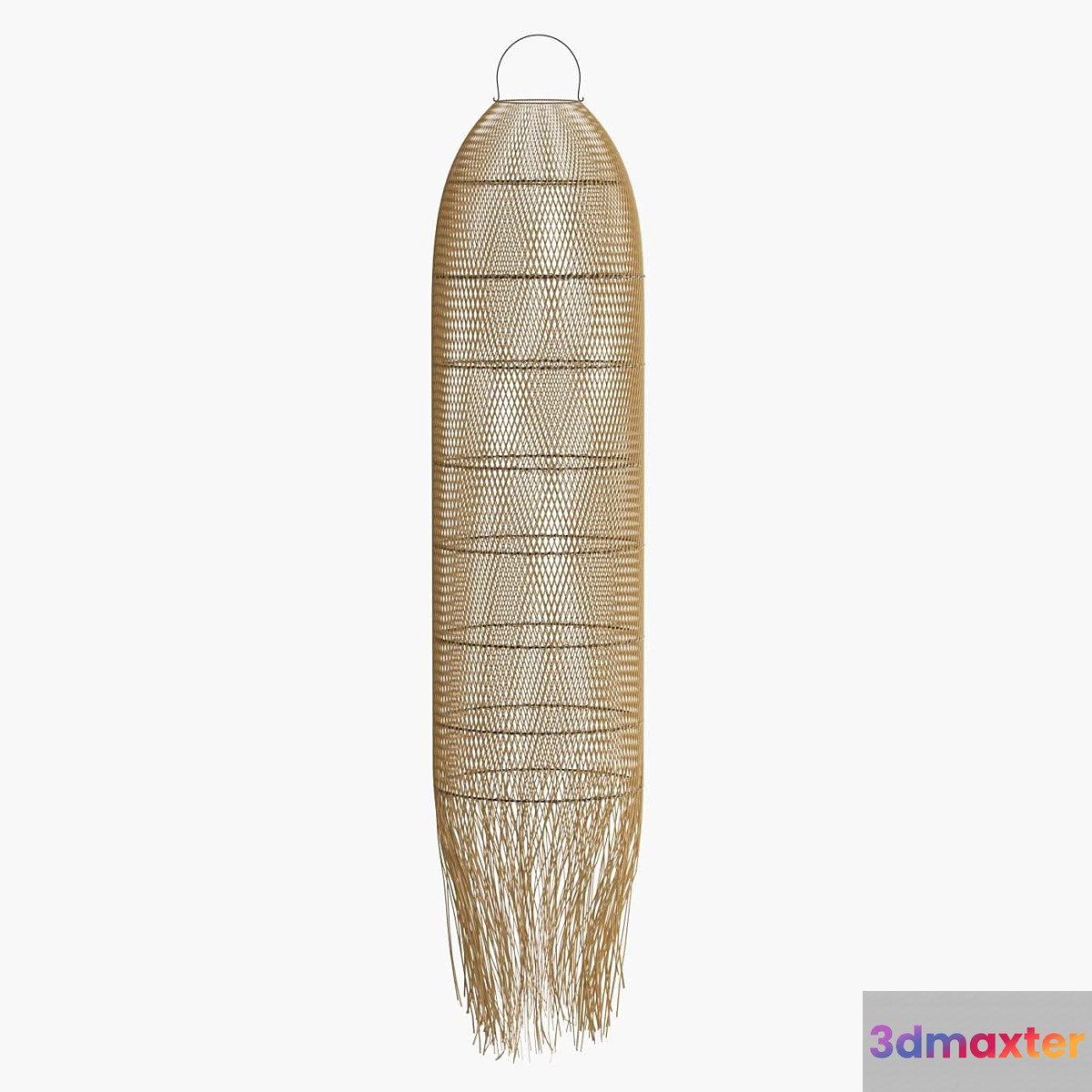 Lamp BAZAR BIZAR made of rattan 3D Max
