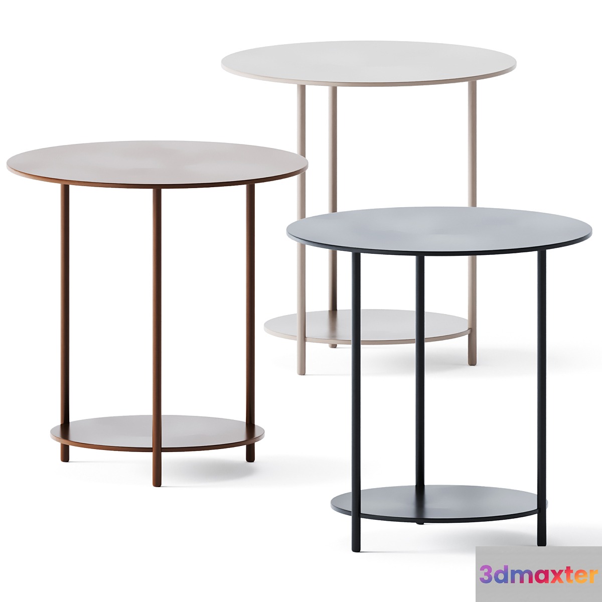 Coffee Table Tavolino Circle by Novamobili 3D Max