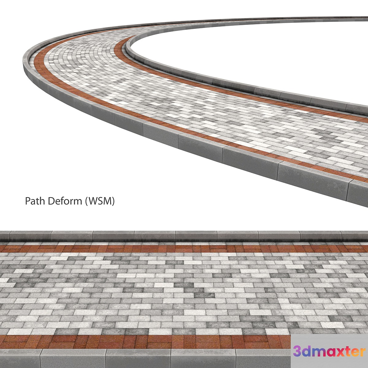 Walkway (PathDeform) 3D Max