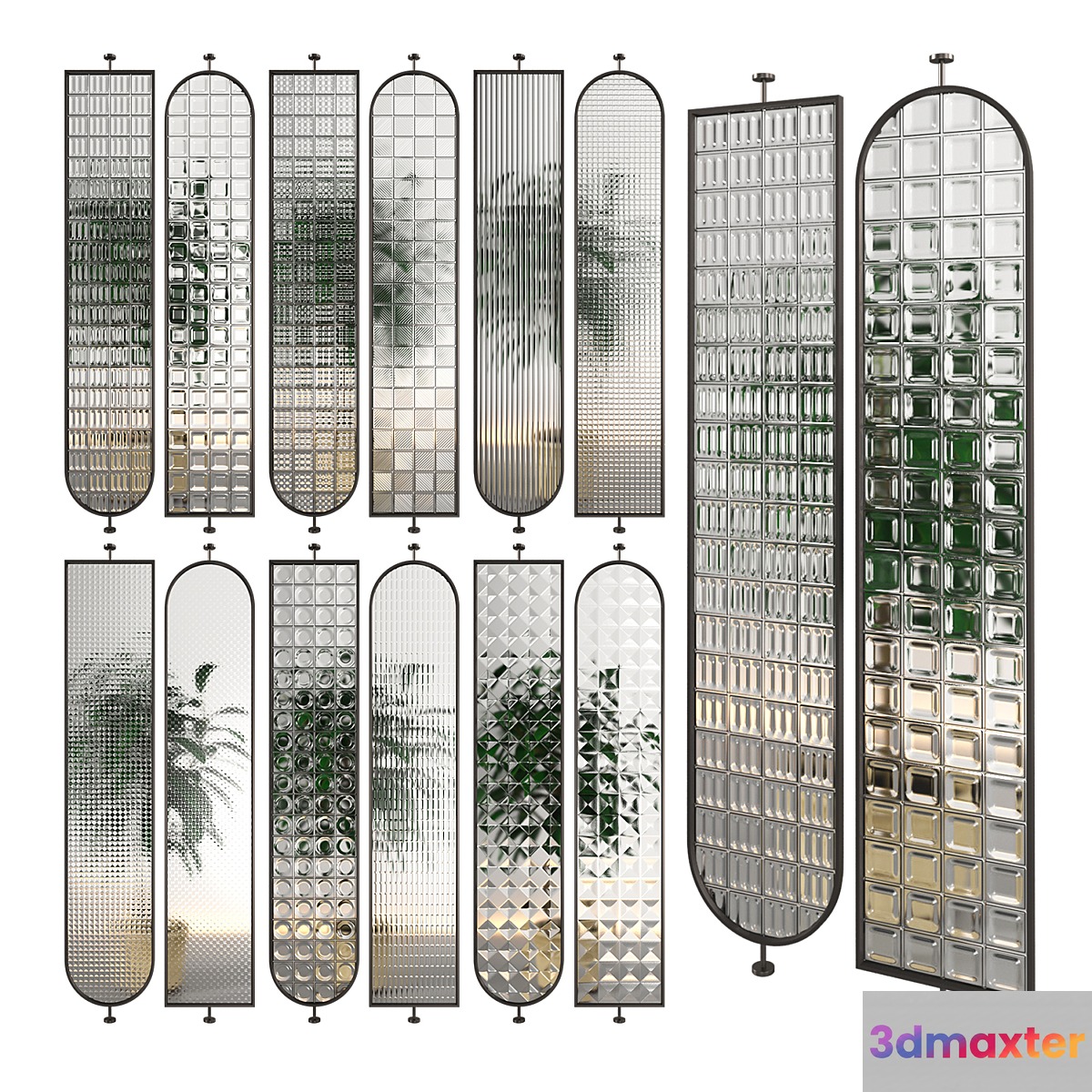 Glass Partition 14 3D Max
