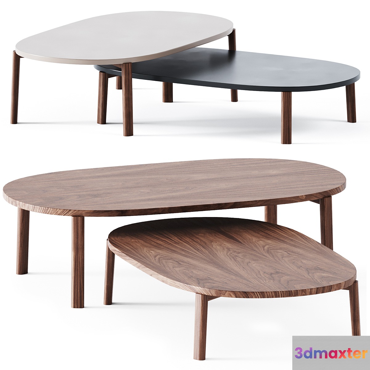 Coffee Tables Tavolino FLY-c 135 by Novamobili 3D Max