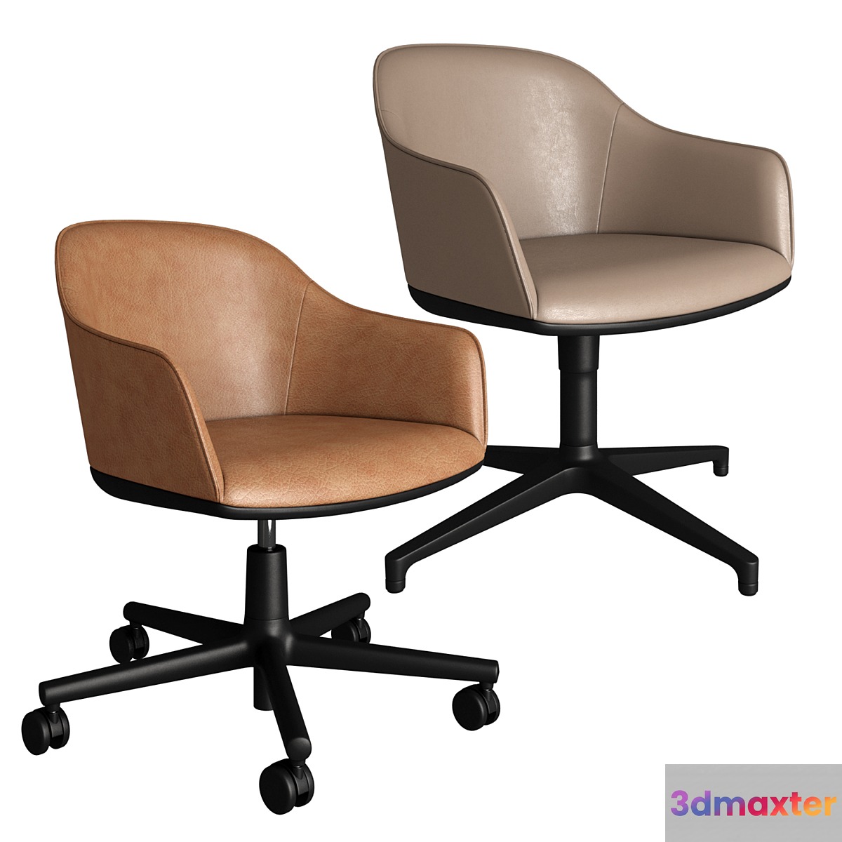 Vitra Softshell Chair 3D Max