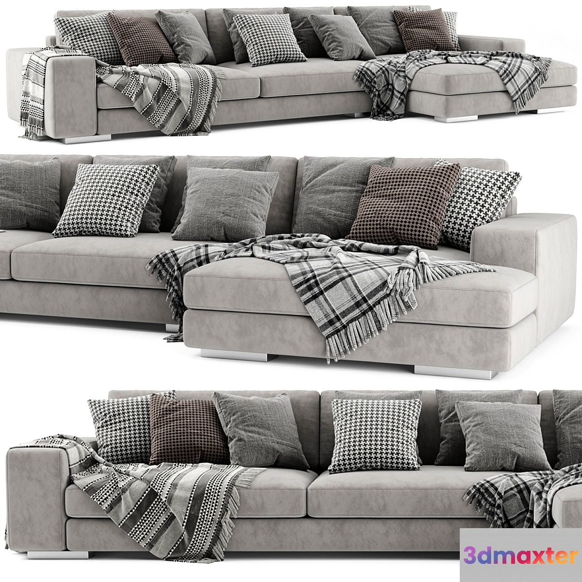 Verzelloni Holden Chaise Longue Sofa 3D Max