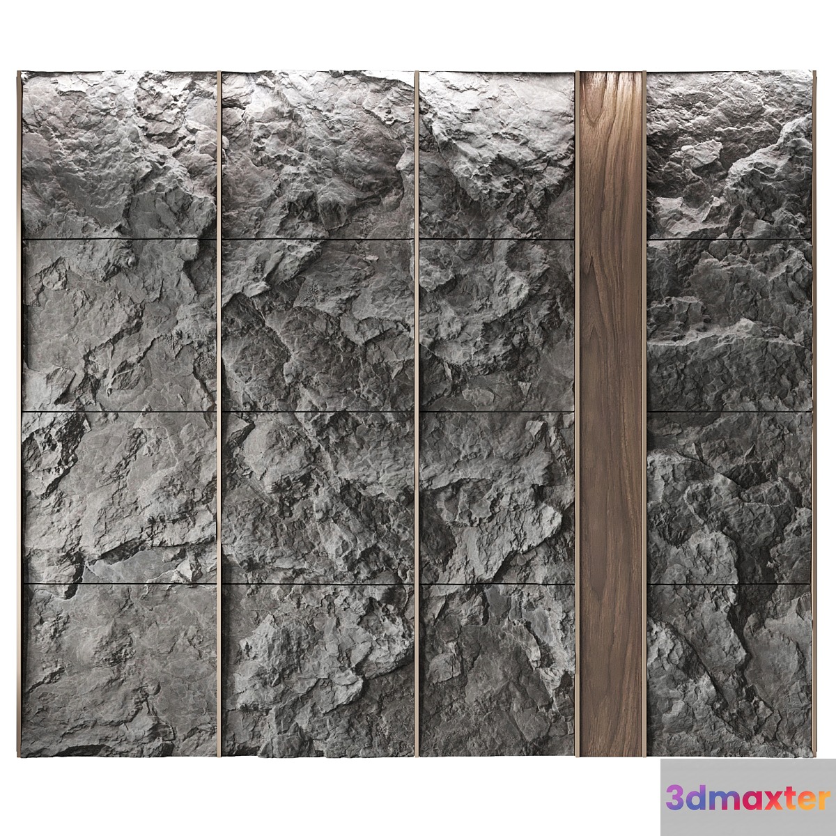 Wall rock panel