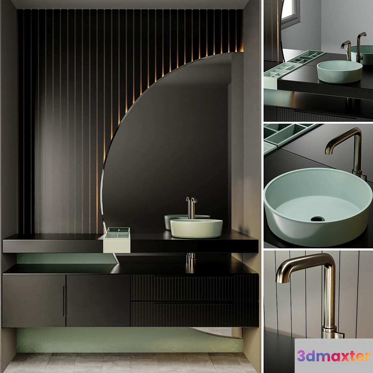 bathroom furniture vol.01 3D Max