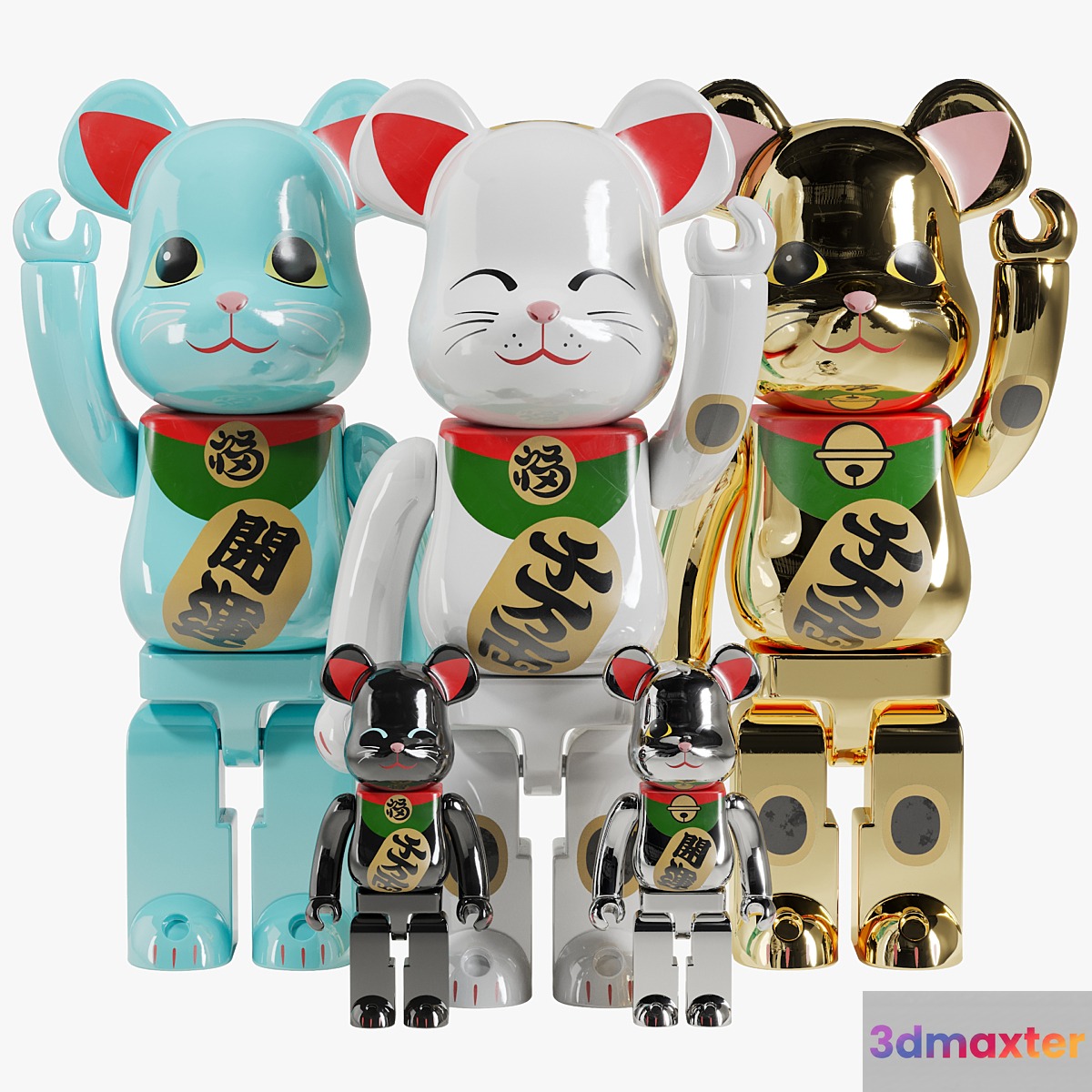 Bearbrick _ Maneki neko