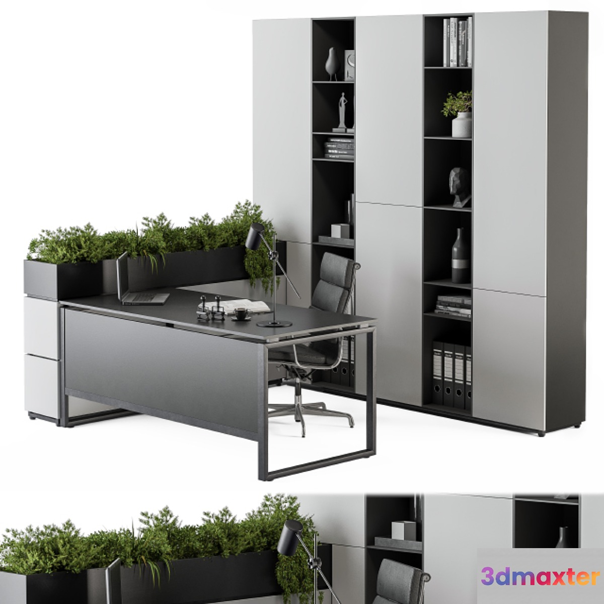 Office Furniture - Manager Set 23 3D Max