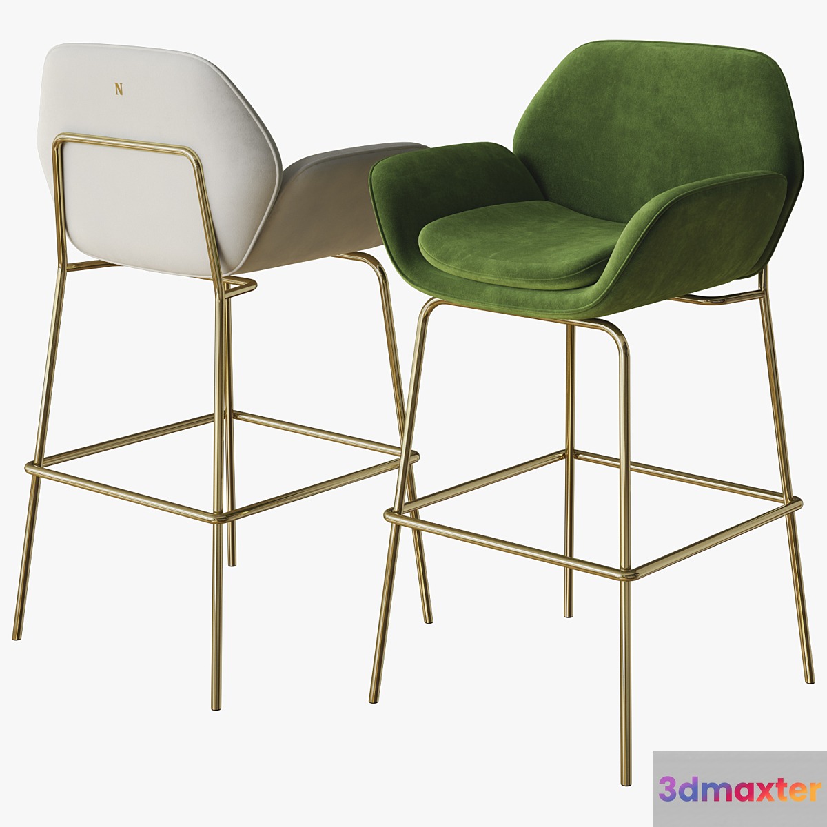 shield stool natuzzi 3D Max