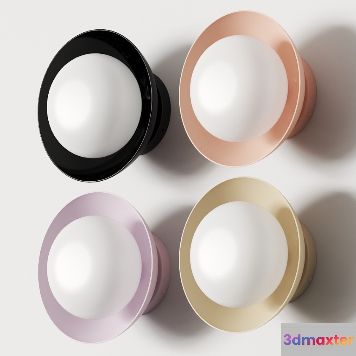Luminaire Authentik Nube Danoise Wall Lamp 3D Max
