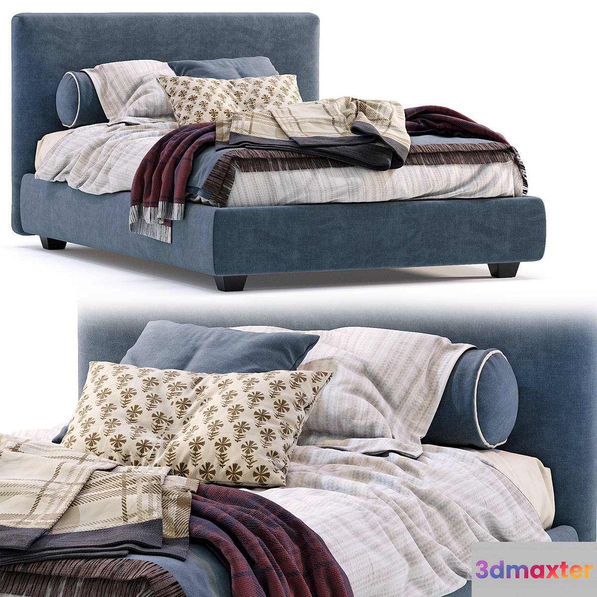 Bed max by twils 3D Max