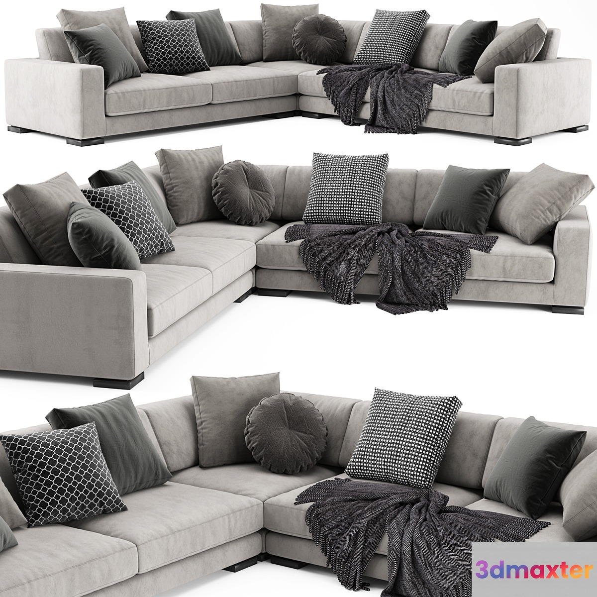 Marac Avana L Shaped 3D Max