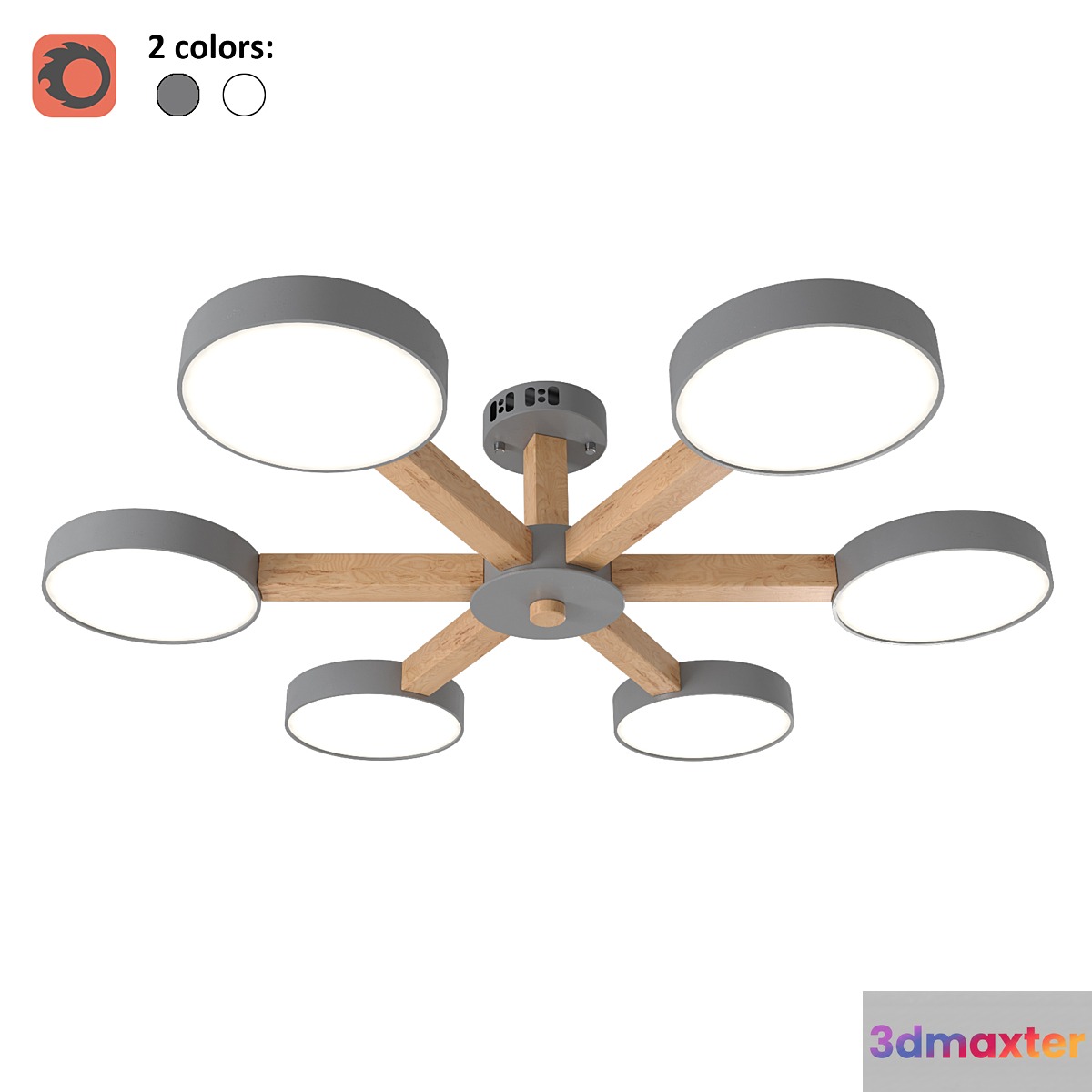 Ceiling chandelier Laplandia - Cortes 3D Max