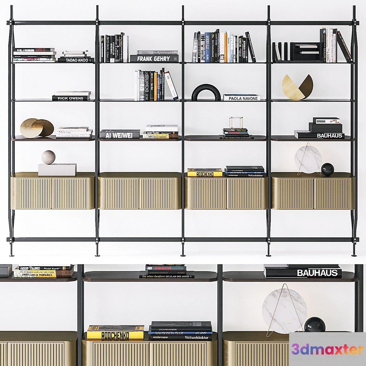 Bontempi charlotte shelves 3D Max