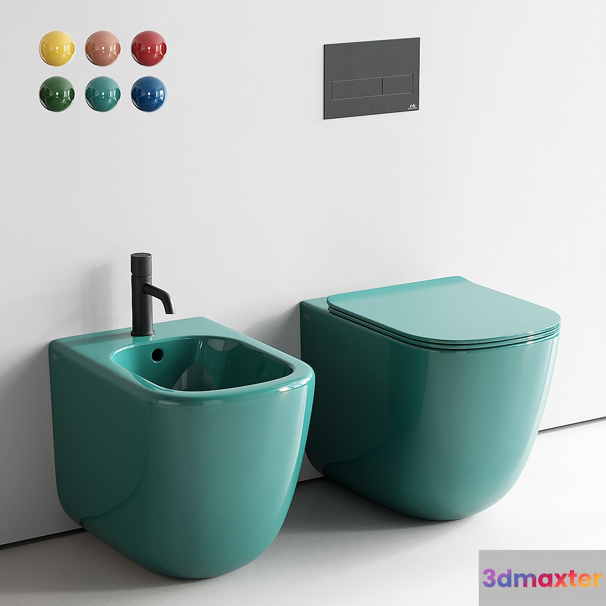 Ceramica Cielo Era WC Set 2 3D Max