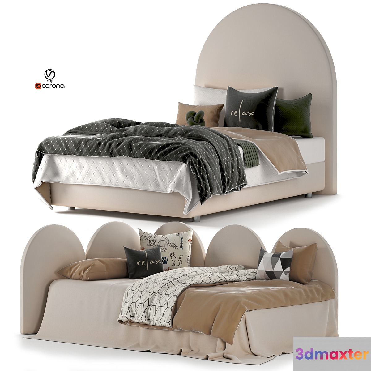 Peonihome day and rest bed set 32