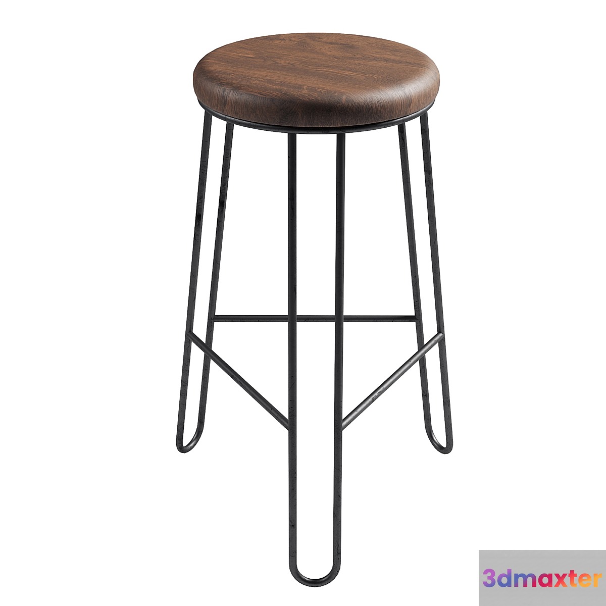 Bar chair 3D Max