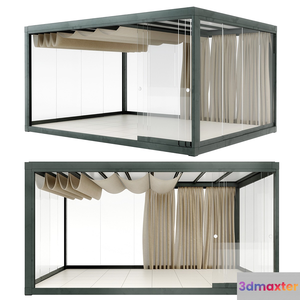 Eivissa Light & Proof pavilion Ethimo 3D Max