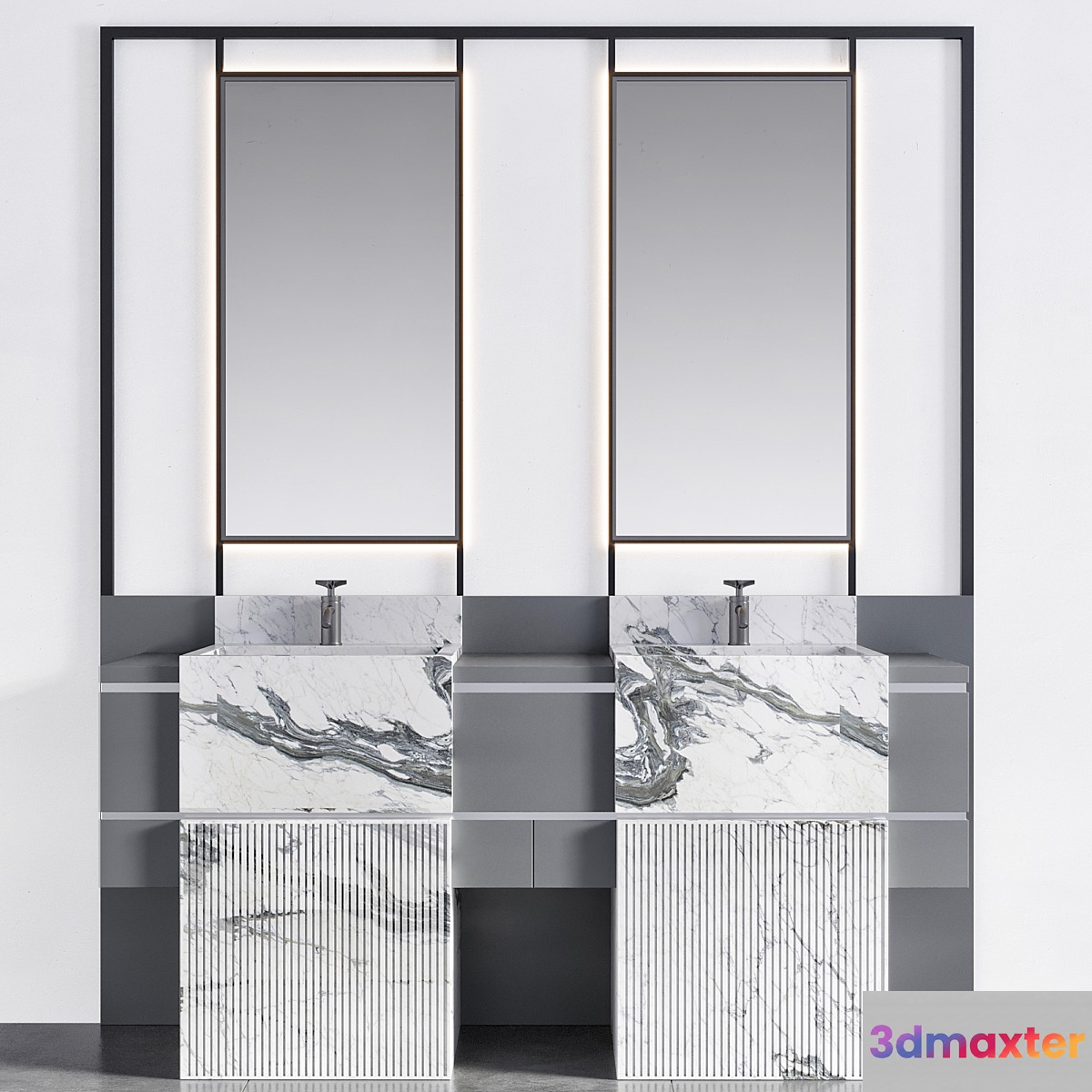 bathroom furniture 12 - No.2 3D Max