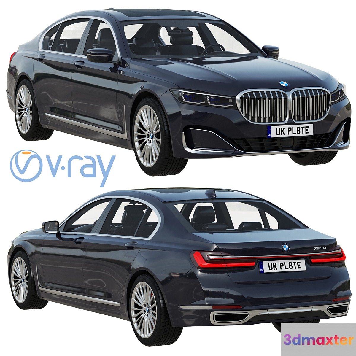 BMW 750Li 3D Max