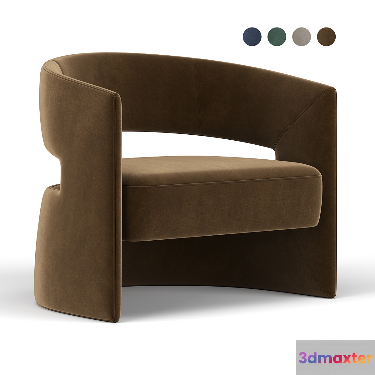 1728 Armchair By Tecni Nova 3D Max