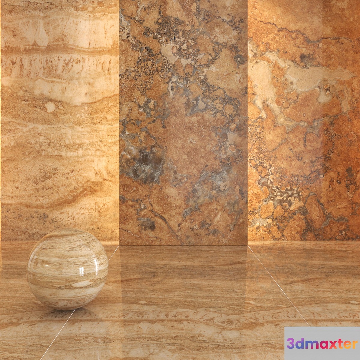 Orange Marble №3