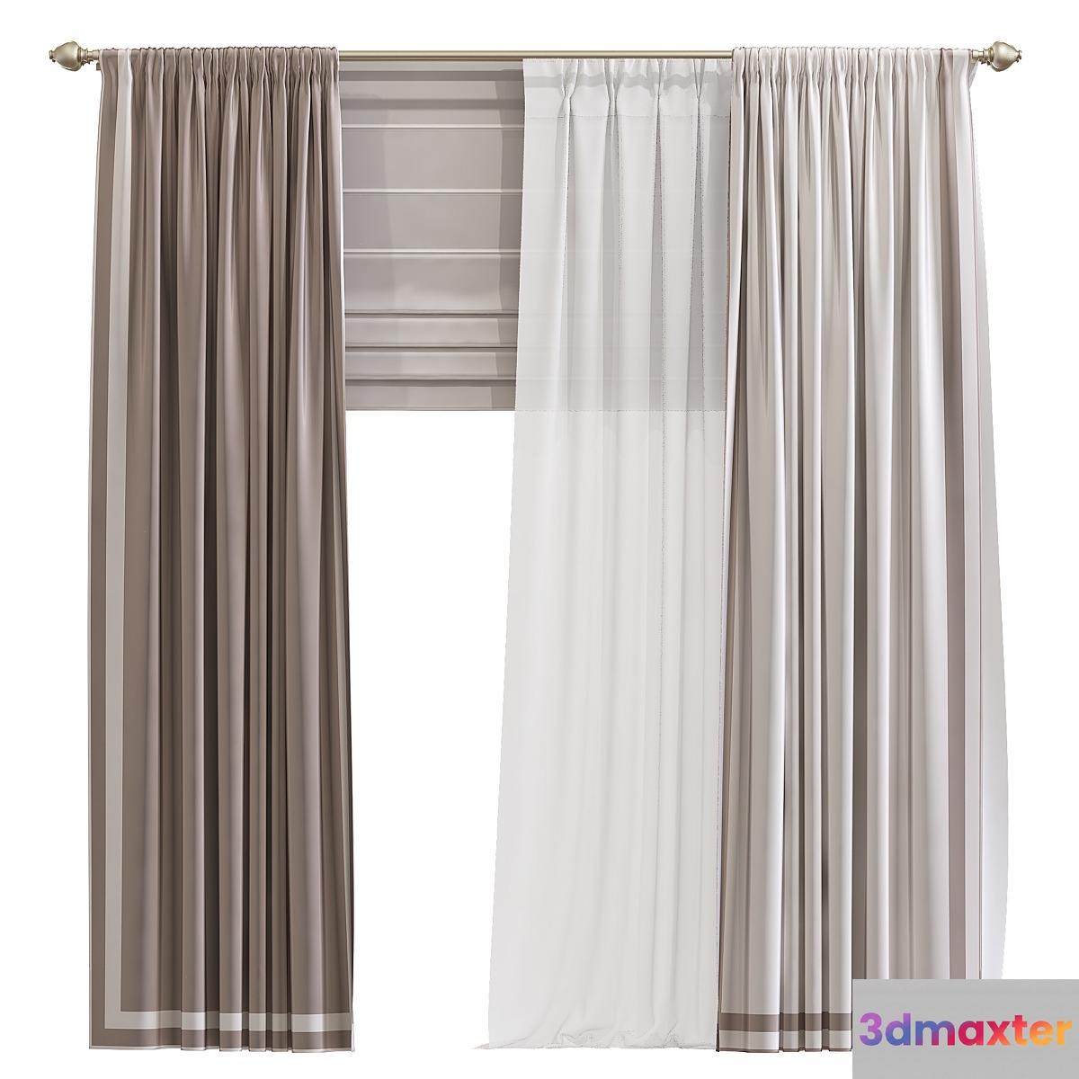 Curtain 878 3D Max