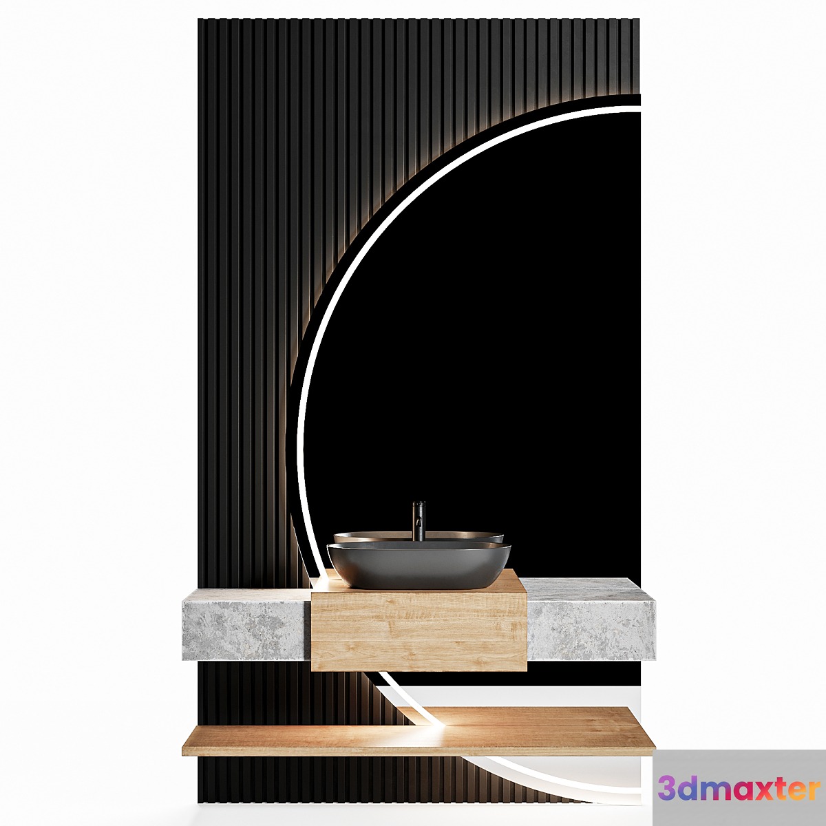 bathroom furniture set_2 3D Max