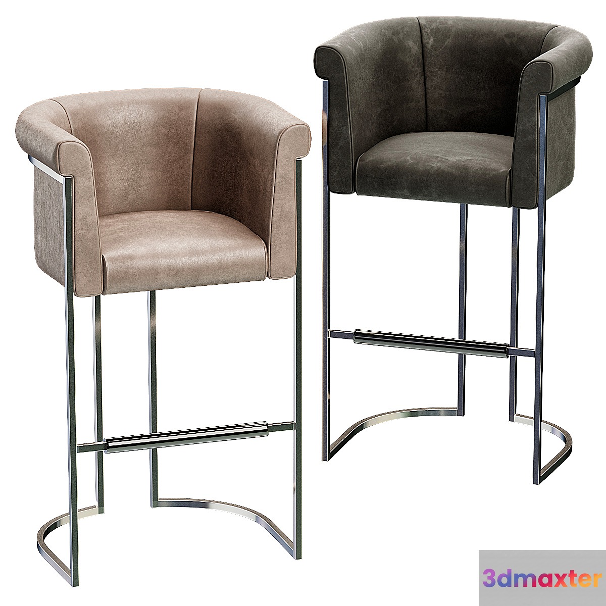 Diolite barstool 3D Max