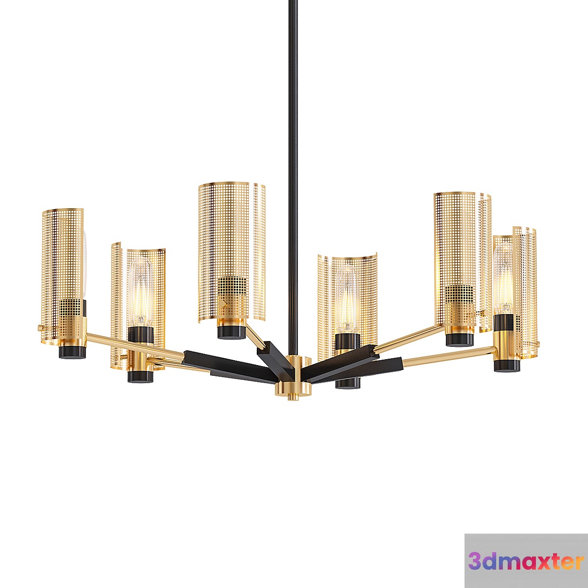 Pilsen chandelier 3D Max