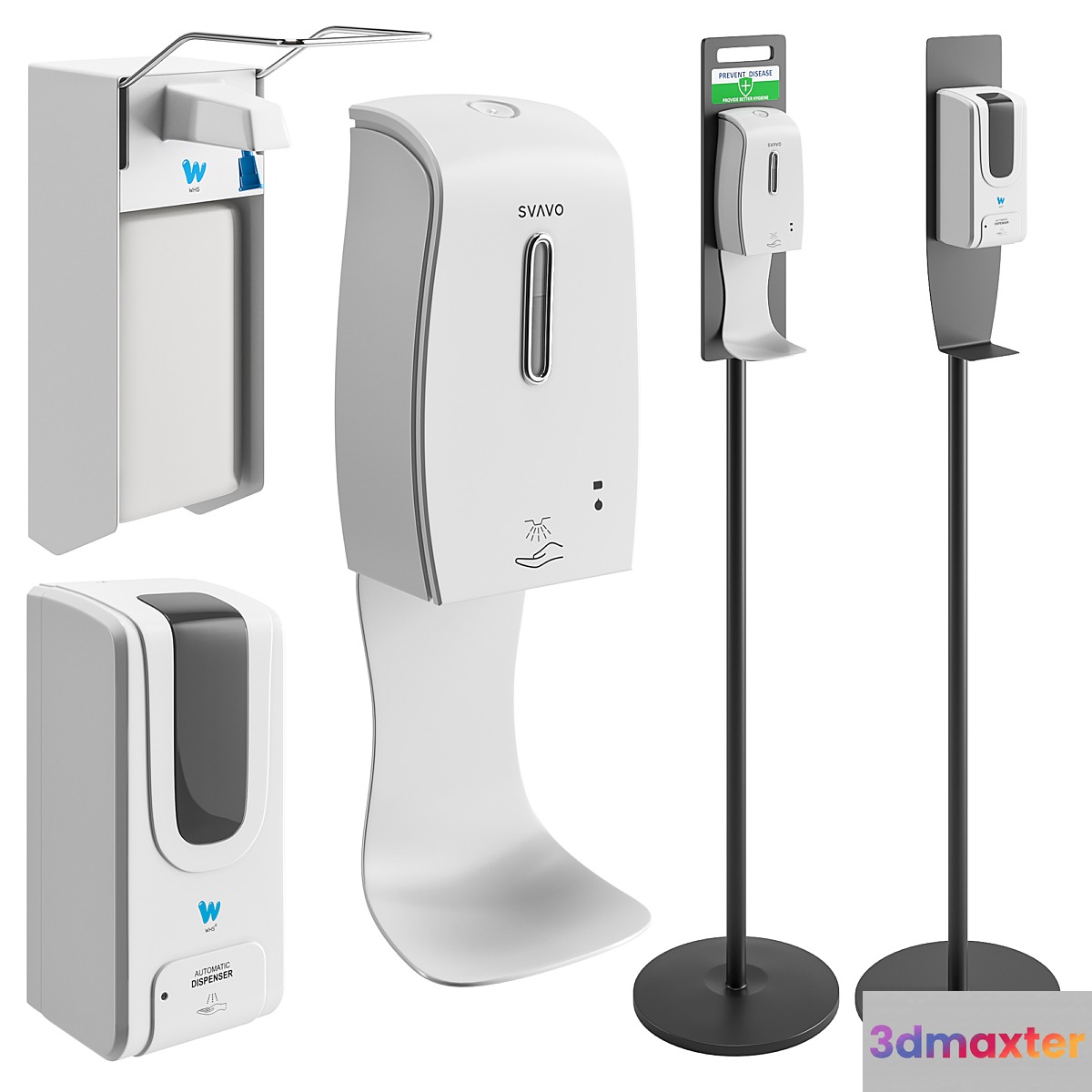 Hand Sanitizer Dispenser Set