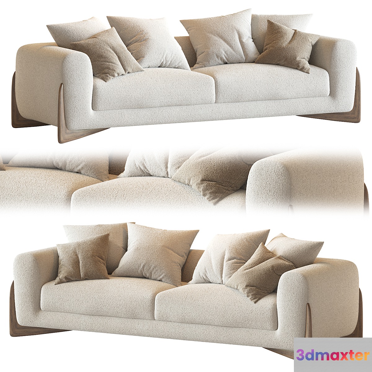 Softbay sofa 3D Max