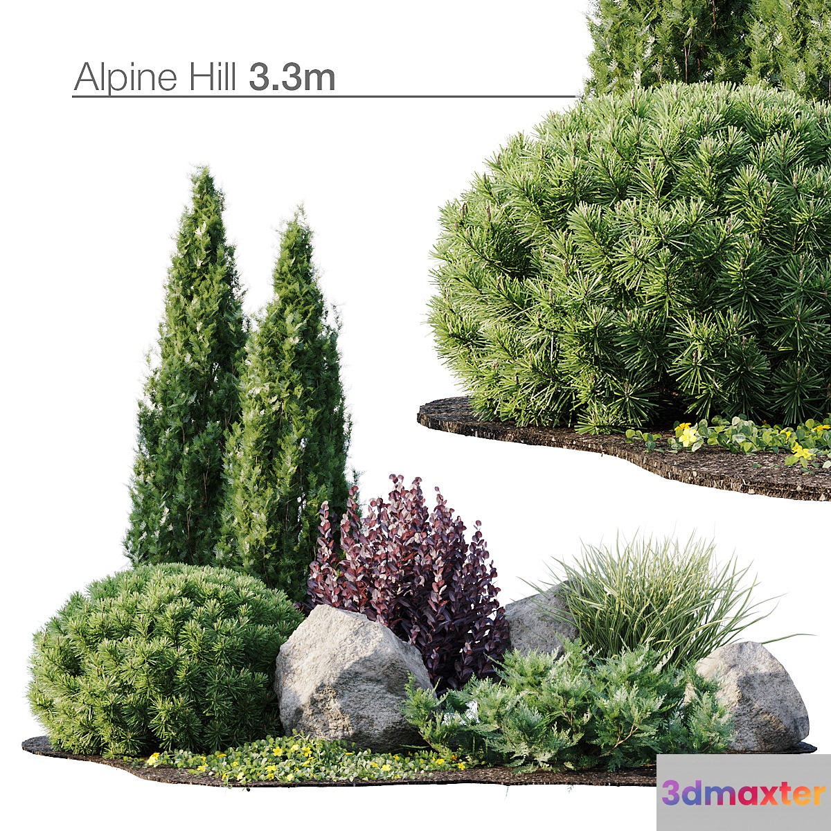 Alpine slide 3.3m 3D Max
