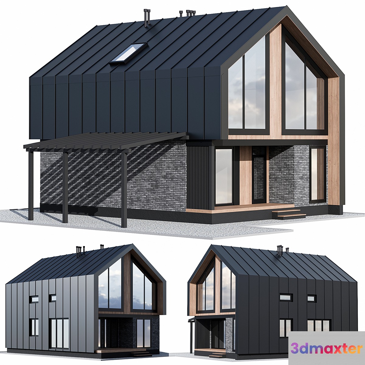 Barnhouse with carport