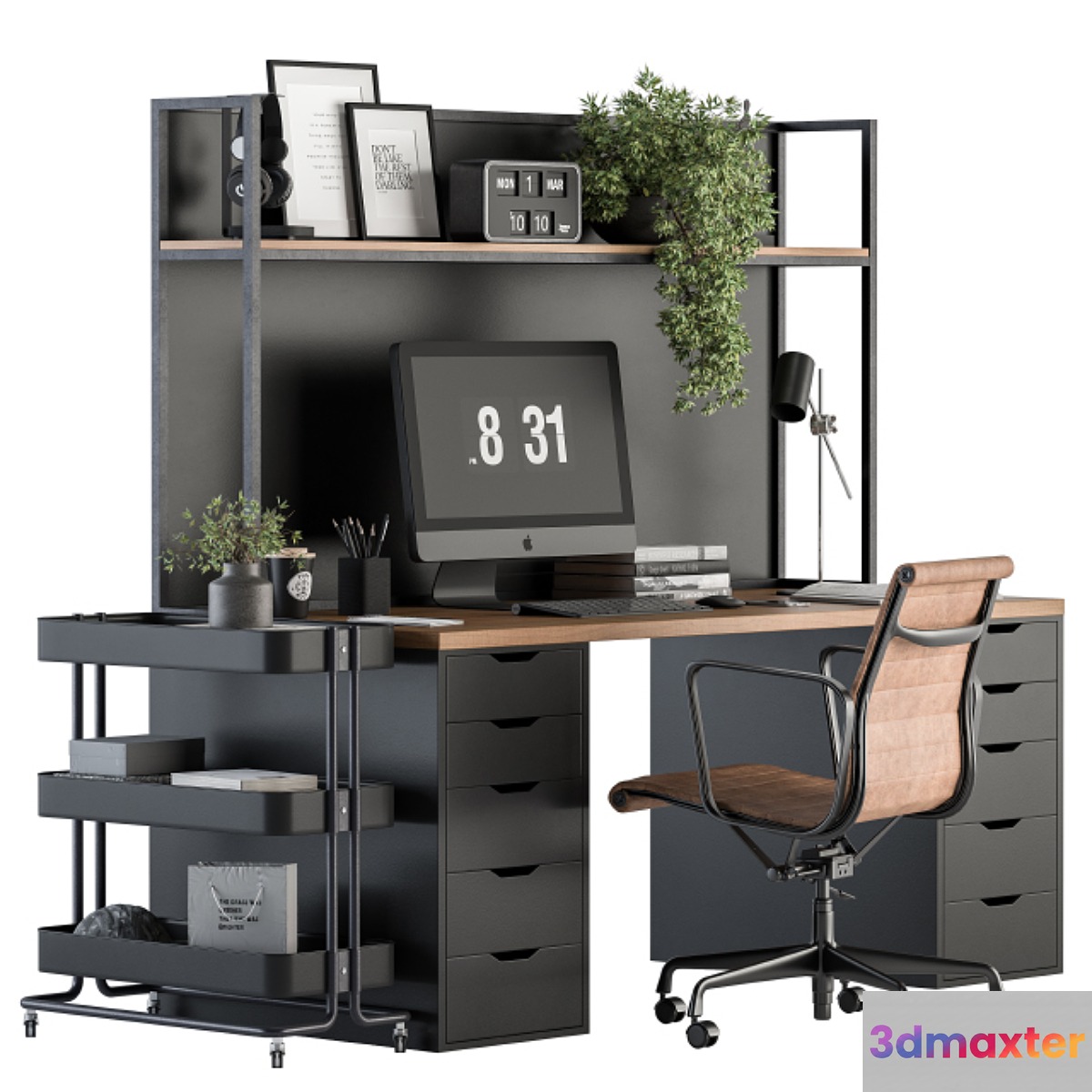 Office Furniture - Home Office 21 3D Max