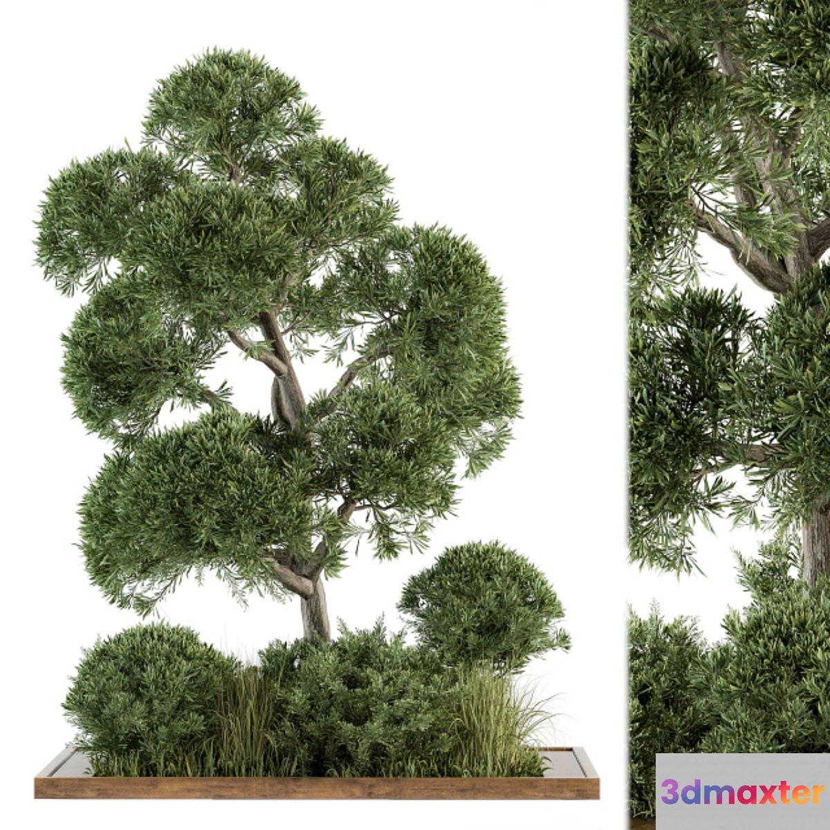 Garden set Tree and Bush - Garden Set 16