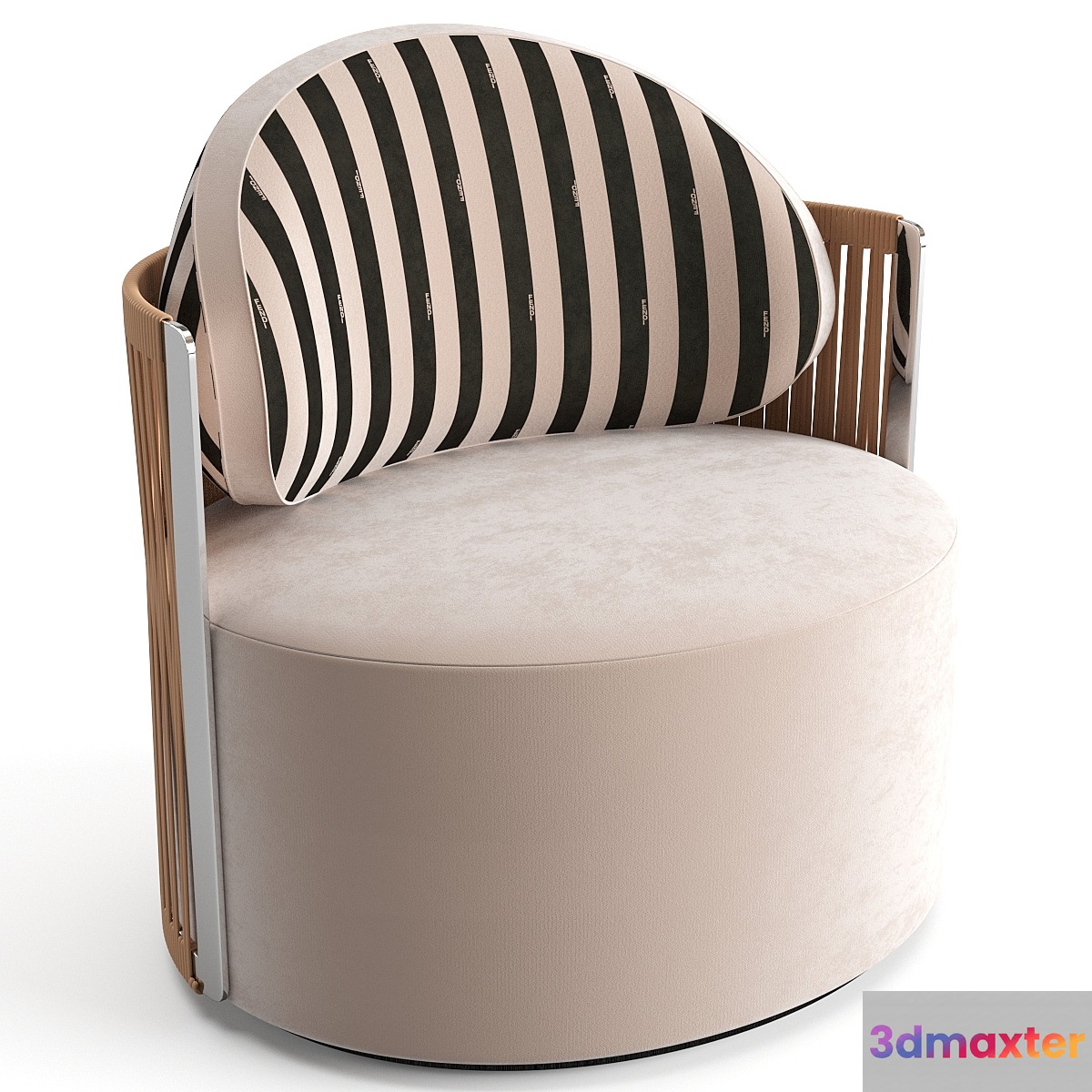 Fendi Casa Thea Lounge armchair 3D Max