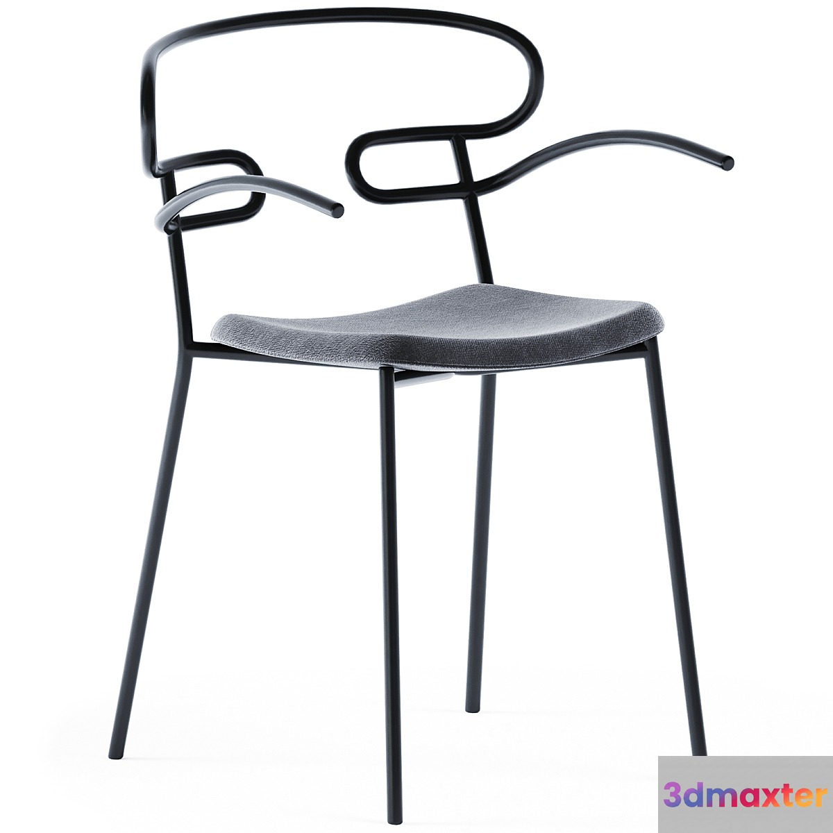 Genoa With Armrest Chair by Traba